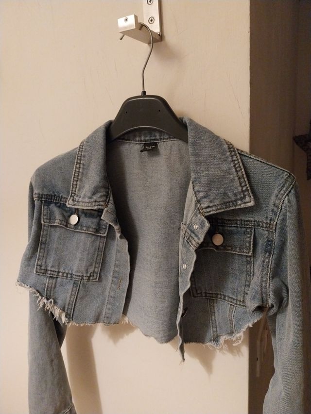 Giubbino jeans bambina