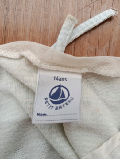 Pijama Petit Bateau Talla 14 años