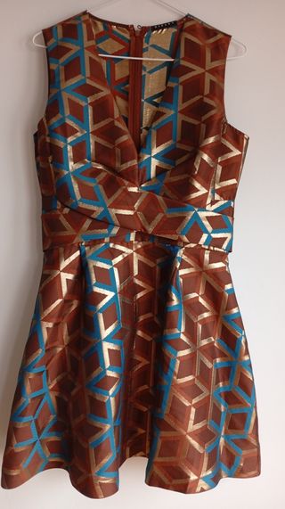 Vestidos leopardo rojo, flores 
