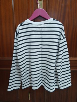 Camiseta Zara Rayas Talla 8-9