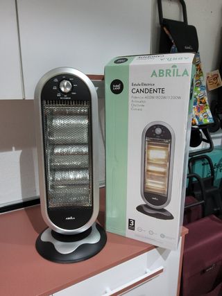 Estufa Eléctrica Abrila Candente 1200W