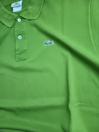 Polo Lacoste Verde Talla 7