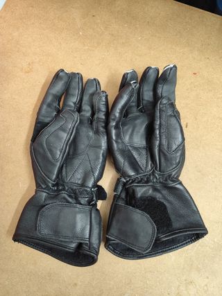 Guantes Moto Talla M Negro y Blanco