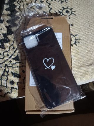Custodia nera a forma di cuore per OPPO A73