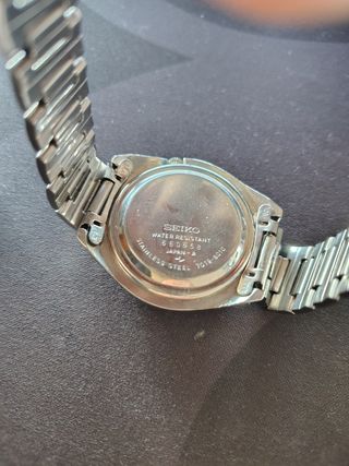 Seiko 5Actus Automático 21 Jewels Plata Blanco