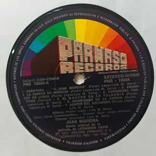 Vinilo Juan Moreira - Leonardo Favio