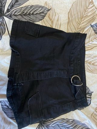 Falda pantalón negra
