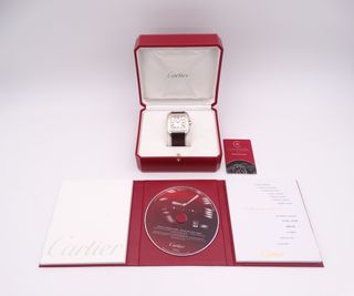 CARTIER Santos 100 XL Acero y Oro 2656 FULL SET