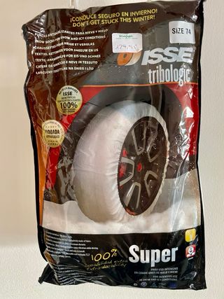 Fundas cadenas textiles ISSE para SUV talla 74