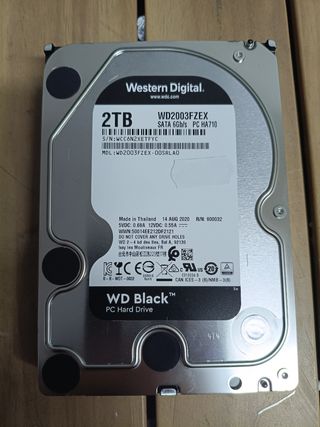 WD_BLACK 2TB Alto Rendimiento. Disco duro interno 