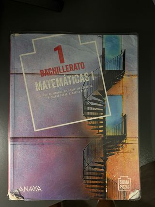 Libro primero de bachillerato de matemáticas 