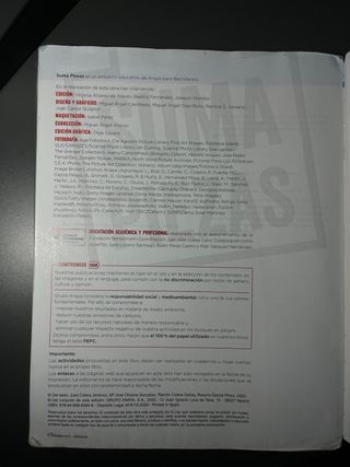 Libro primero de bachillerato de matemáticas 