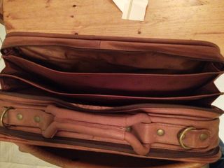 Cartera de documentos de piel