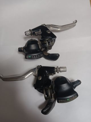 Manillas de cambio bicicleta
