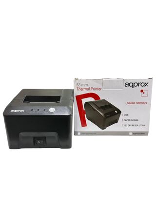 IMPRESORA TÉRMICA TPV AQPROX APPPOS58MU 58 MM 203 DPI + CAJA