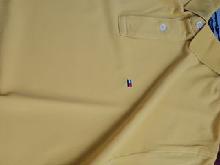 Polo Tommy Hilfiger Amarillo Mostaza Talla L