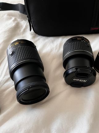 Cámara Nikon D3400 + 2 Objetivos