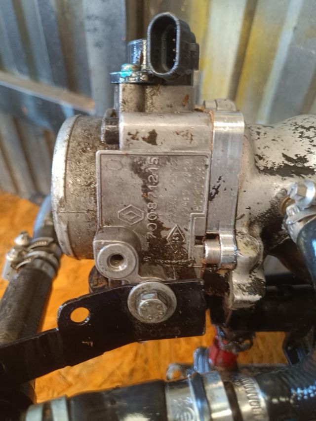 colector admisión aluminio c2 vts NFS con mariposa