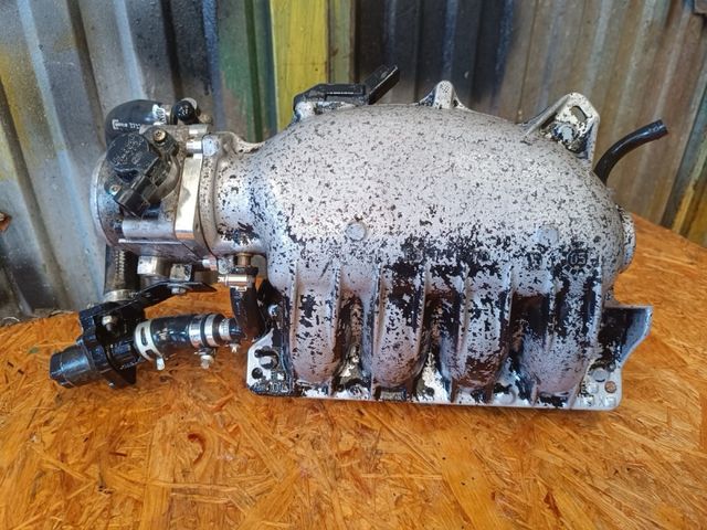 colector admisión aluminio c2 vts NFS con mariposa