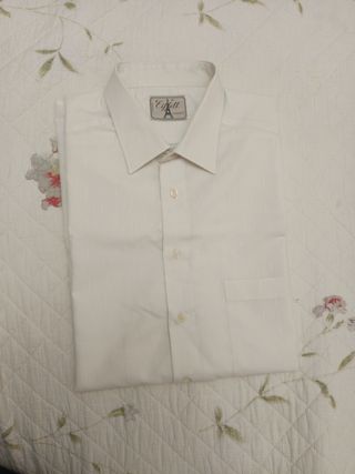Camisa Eiffell Manga Larga Blanca