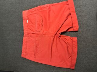 Pantalón corto chino Quiksilver rojo