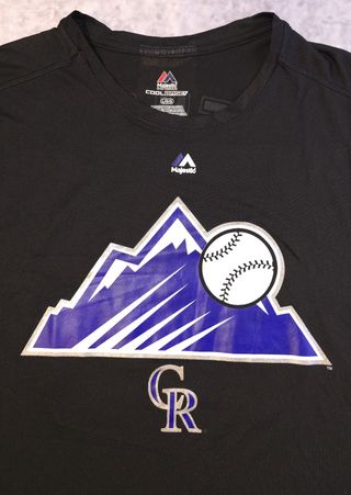 Camiseta Majestic Colorado Rockies  L Ref-37400