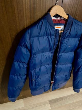 Chaqueta plumas,  anorak corto Tommy Hilfiger Azul