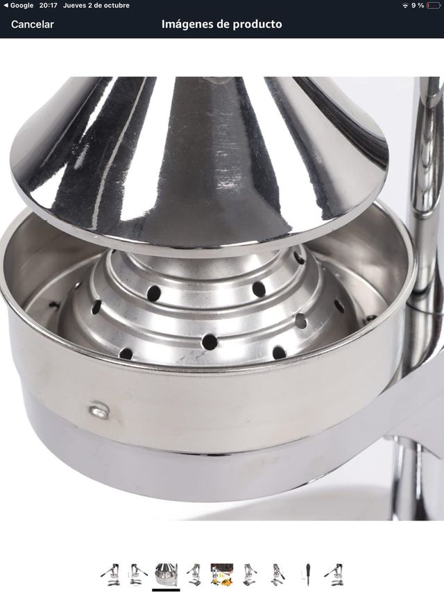 Extractor Jugo Acero Inoxidable Manual