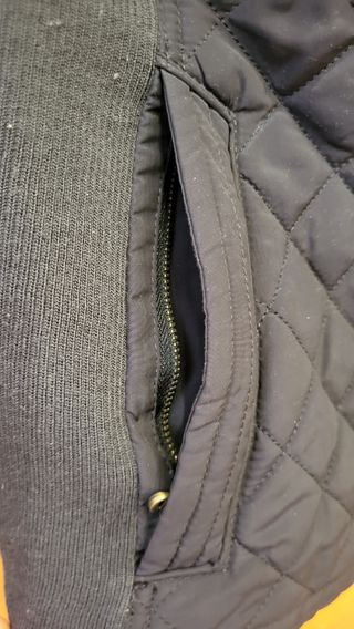 Chaqueta Zara acolchada azul Talla M