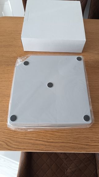 Vassoio portaoggetti quadrato grigio