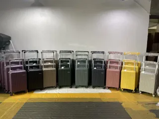 Juego 3 Maletas Polipropileno Beige