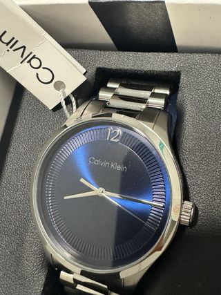 Reloj Calvin Klein Azul y Plateado