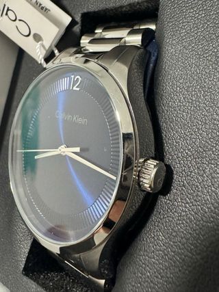 Reloj Calvin Klein Azul y Plateado