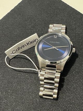 Reloj Calvin Klein Azul y Plateado