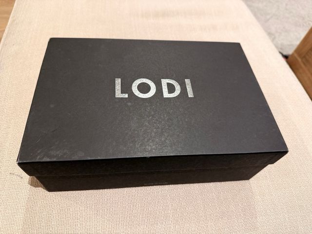 Zapatos Lodi Talla 38 Beige, tacón 10cm