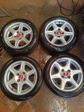 Llantas BBS 15” 4x108 Et18 con neumáticos