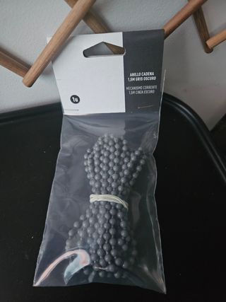 Tirador estor cadena 1,5m gris