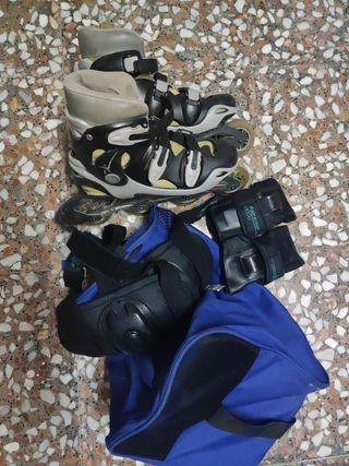 Patines en línea y protecciones 41