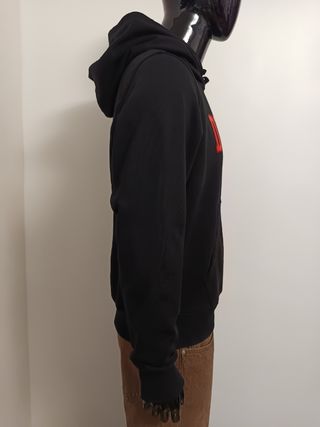 Sudadera Diesel Negra con Logo 1978