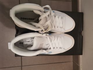 CONVERSE TALLA 42.5 BLANCO CELESTE 