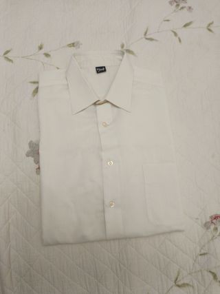 Camisa Manfe Manga Larga Blanca