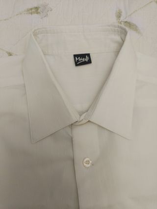 Camisa Manfe Manga Larga Blanca