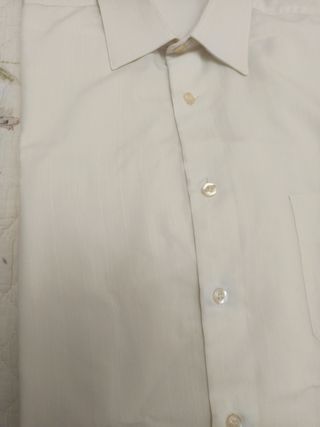 Camisa Manfe Manga Larga Blanca