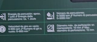 Lote Martillo Perforador Recargable Parkside