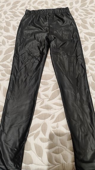 Leggings cuero negros térmicos Calzedonia