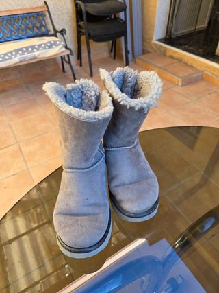 Botas UGG Bailey Bow Gris Talla 38