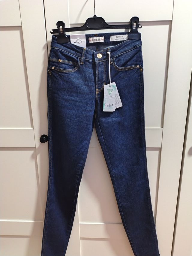Jeans Guess Skinny Mid Blu