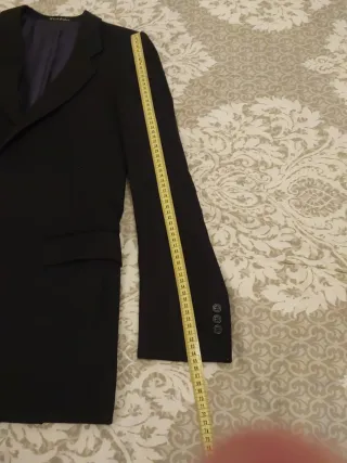 Americana de hombre azul marino