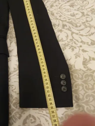 Americana de hombre azul marino