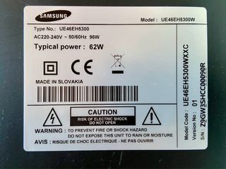 TV Samsung 46” Full HD Negra + Soporte (regalo)
